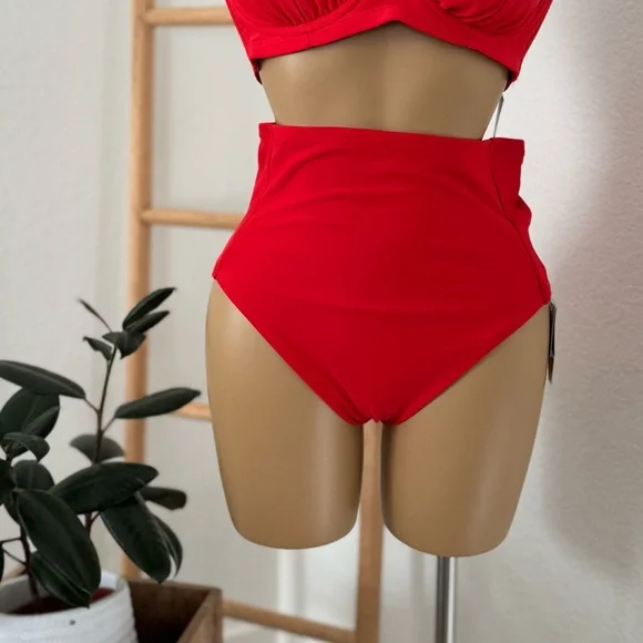 Women's Extra High Waist Tummy Control
Medium Coverage Bikini Bottom - Kona Sol - Picture 6 of 9